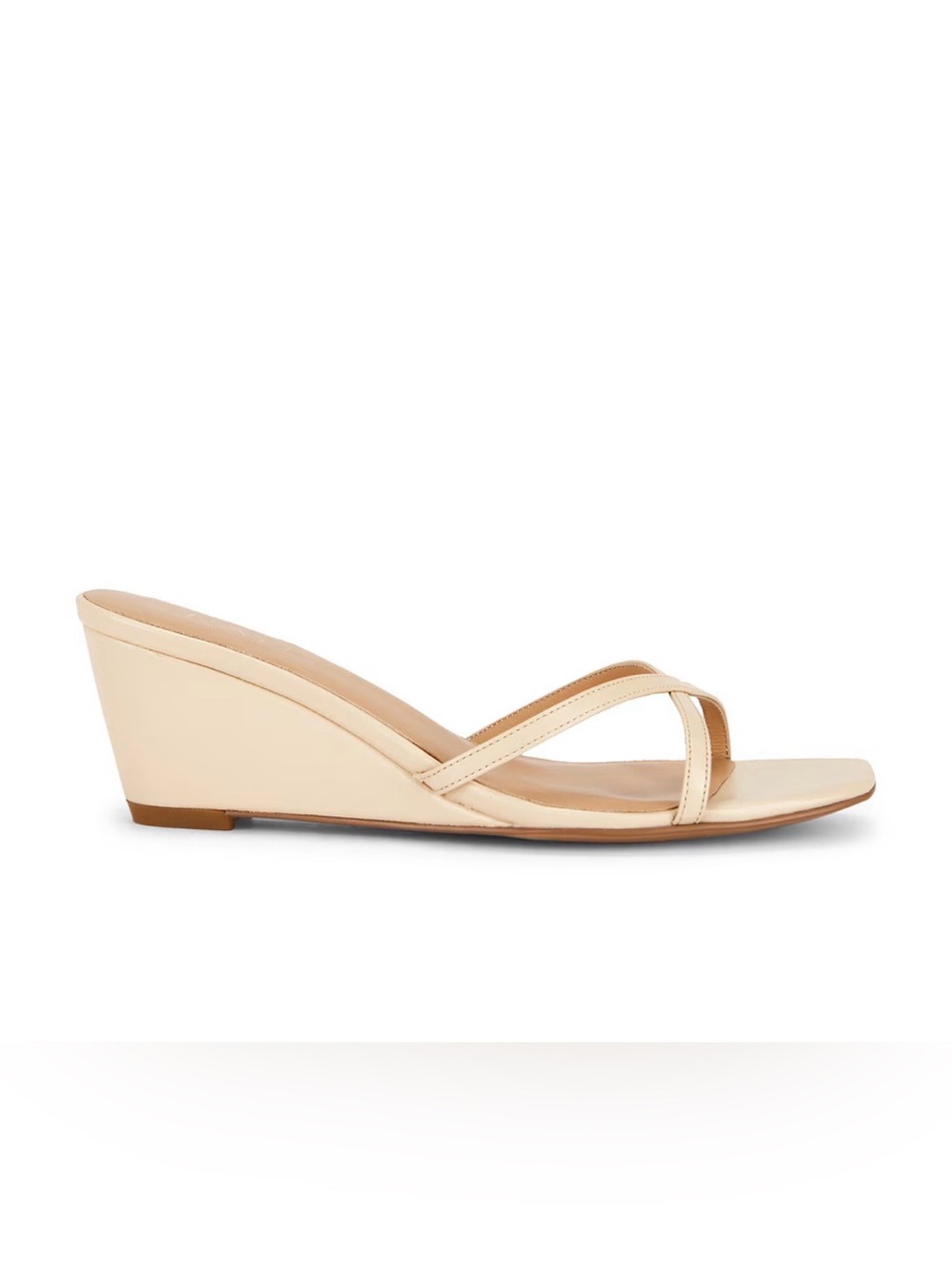RAYE Clarice Wedge in Light Nude Size 9